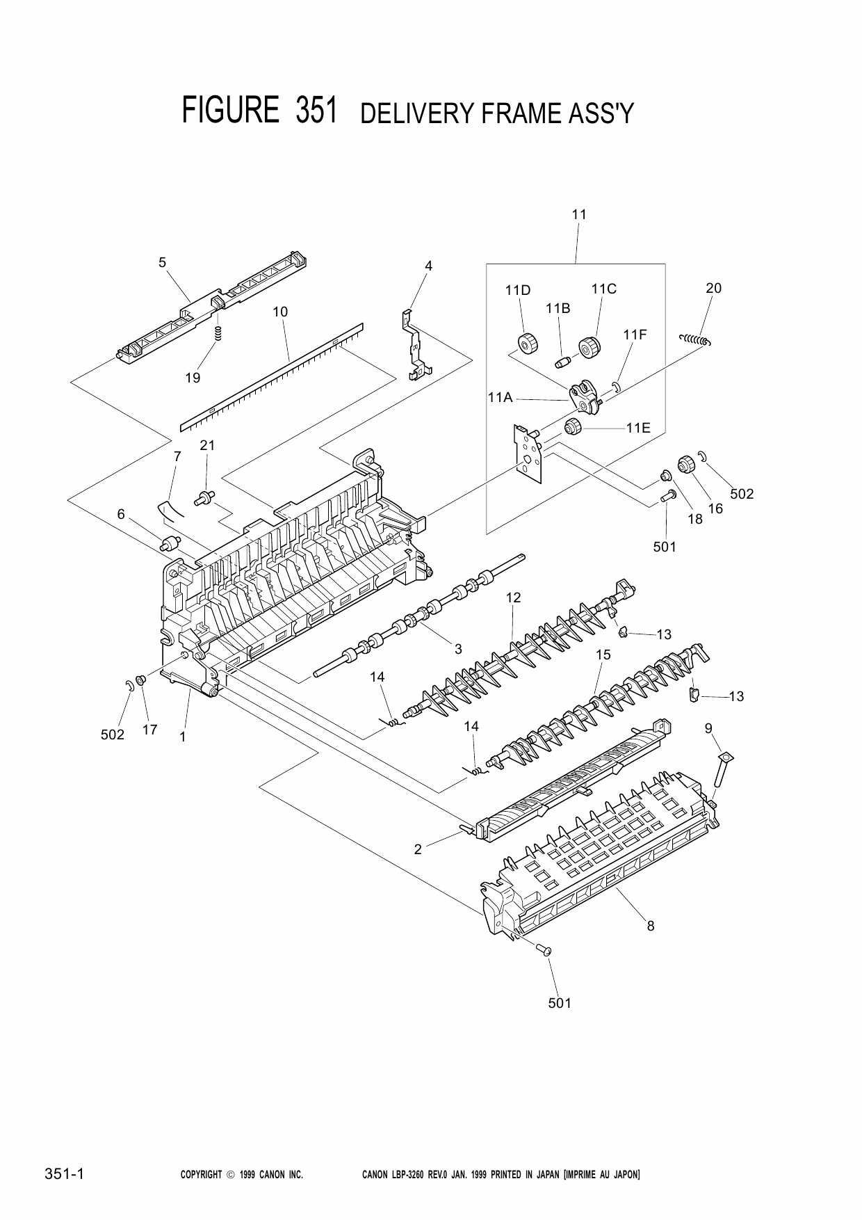 Canon imageCLASS LBP-3260 Parts Catalog Manual-6